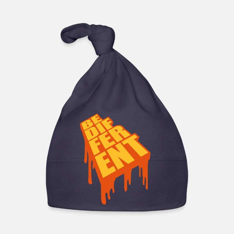 Be different Logo Design Baby Bio-Mütze