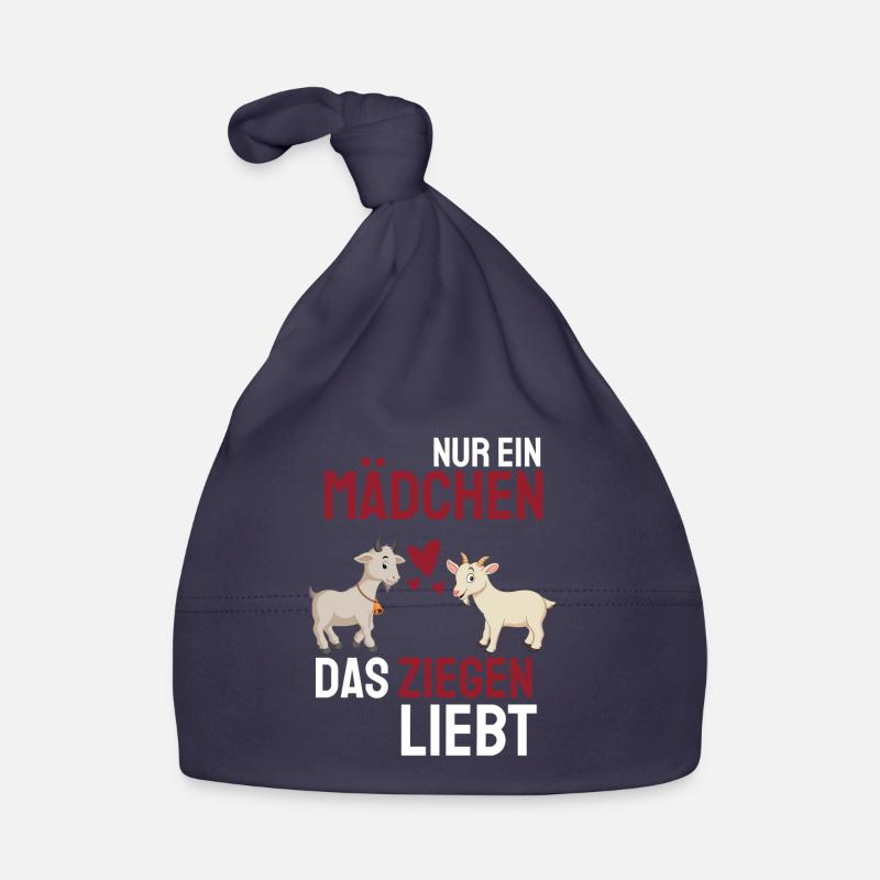 Bauernhof Tier Mädchen Bauer Geschenk Ziege Baby Bio-Mütze
