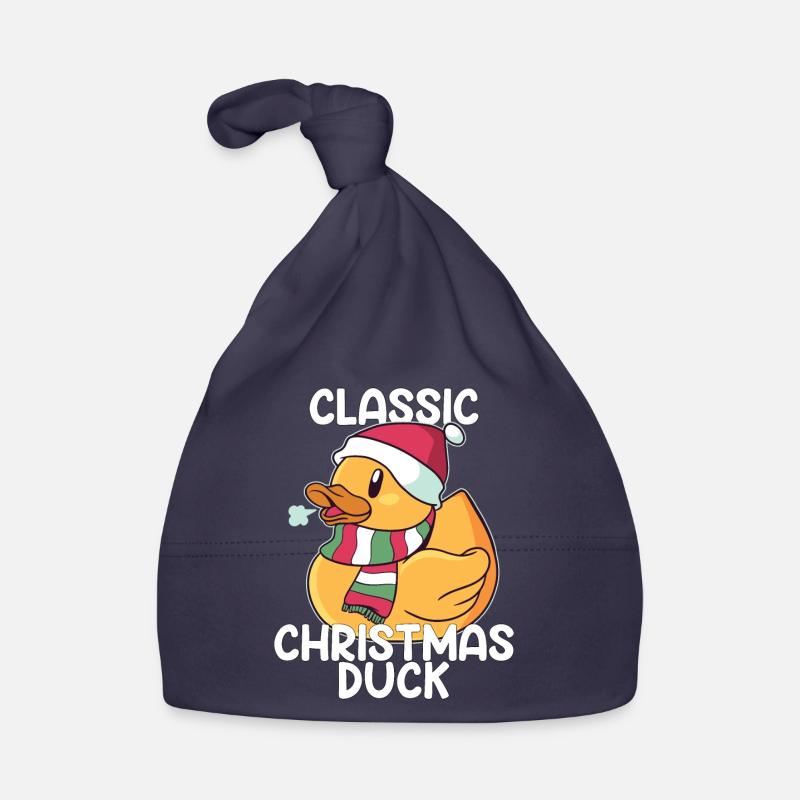 Weihnachten Ente Spruch Geschenk Baby Bio-Mütze