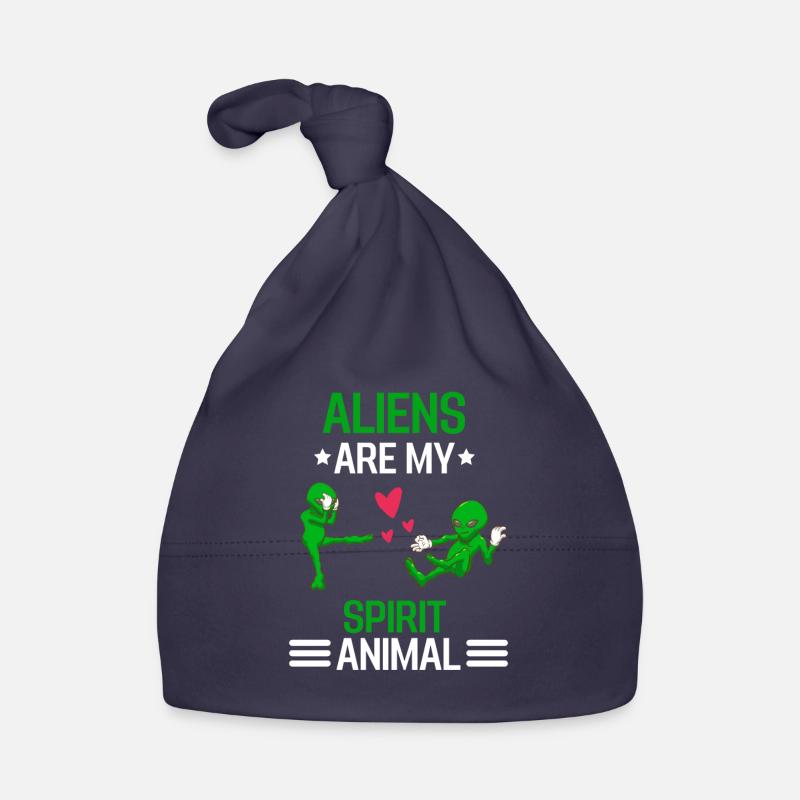 Alien Sci Fi UFO Gift Funny Alien Organic Baby Cap