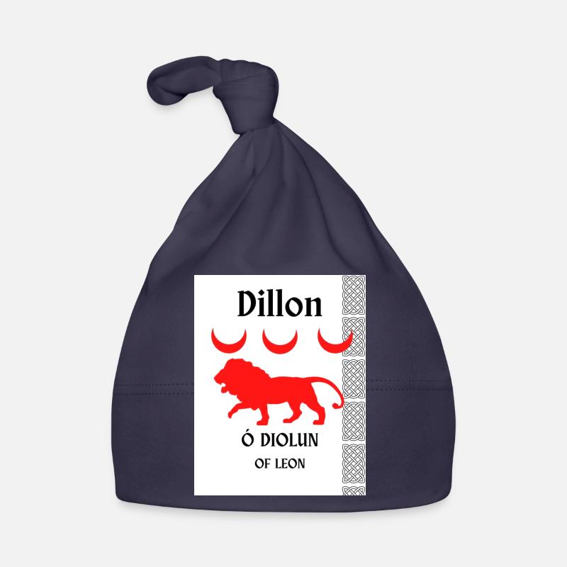 Dillon efternavn Babyhue af økologisk bomuld