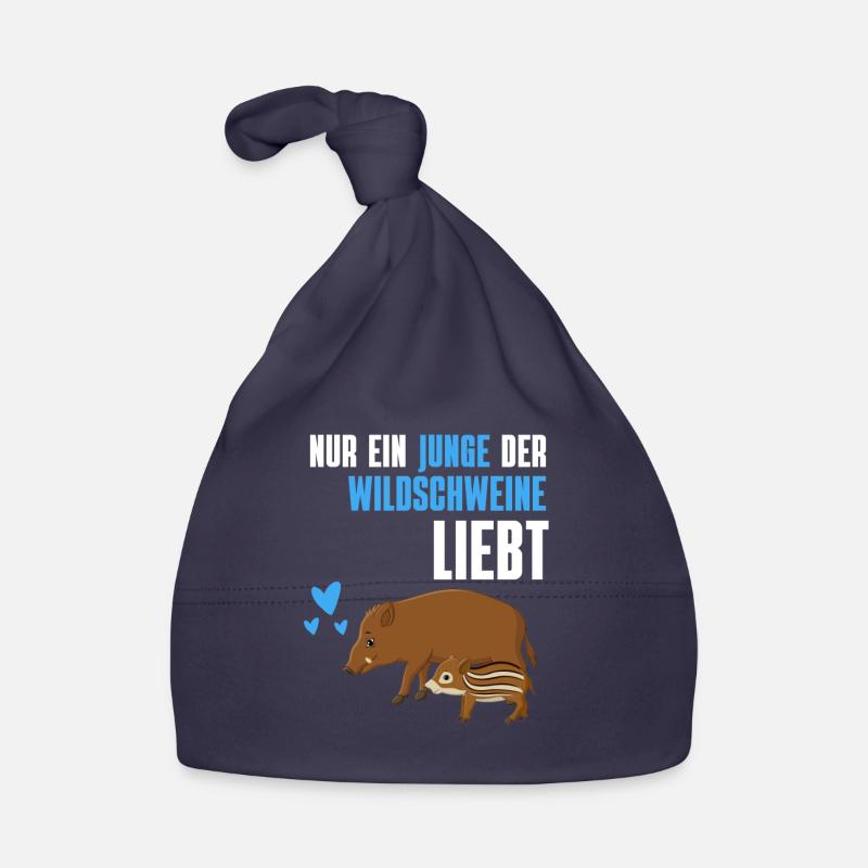Nur ein Junge der Wildschweine liebt Wildschwein Baby Bio-Mütze
