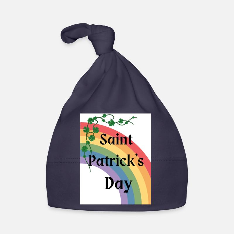 St. Patrick's Day mit Regenbogen Baby Bio-Mütze