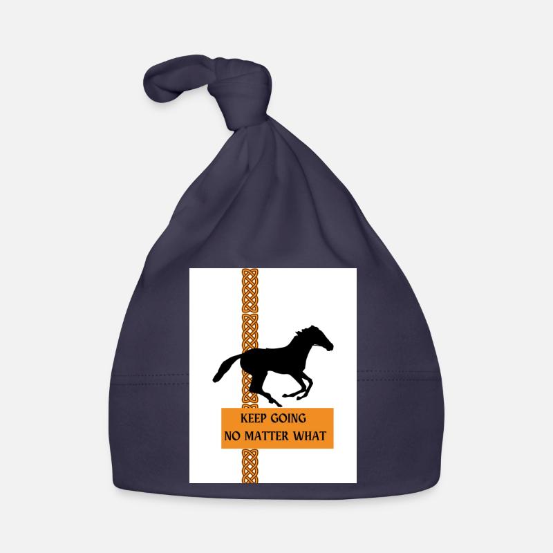 KEEP GOING NO MATTER WHAT Organic Baby Cap