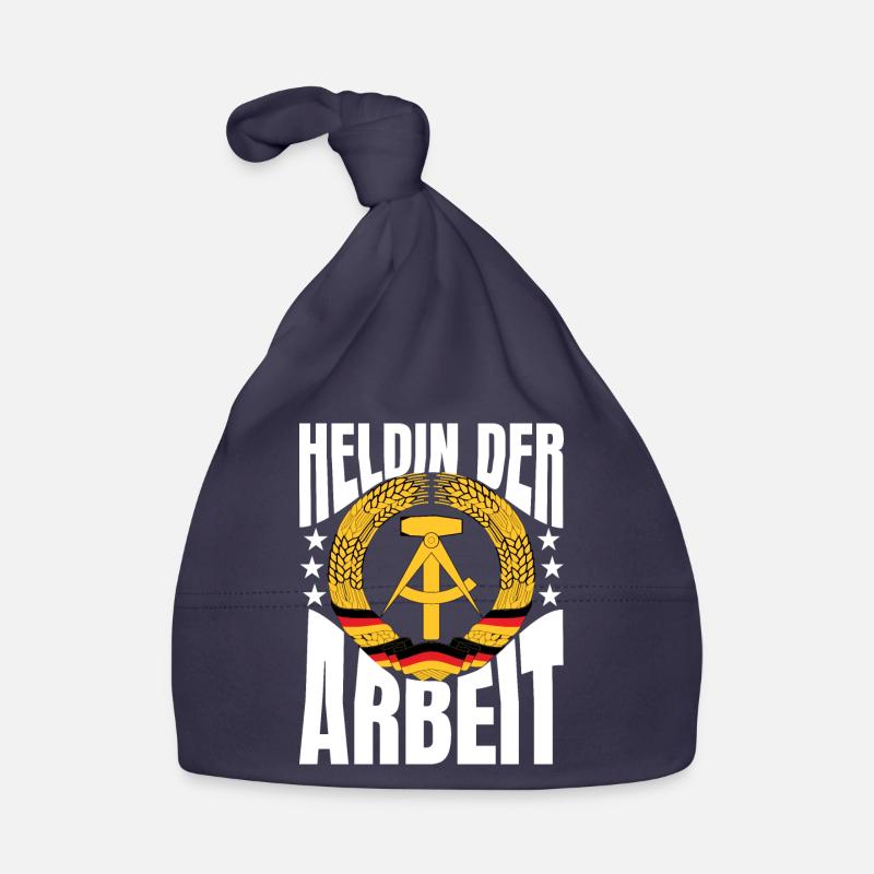 Heldin der Arbeit DDR Geschenk Baby Bio-Mütze