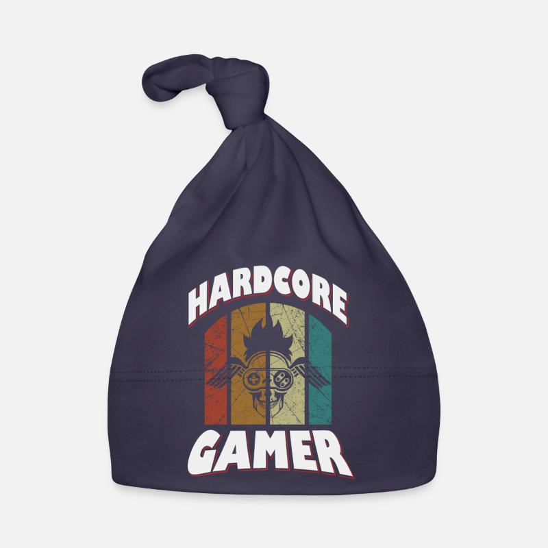 Conception de jeu rétro hardcore Bonnet bio Bébé