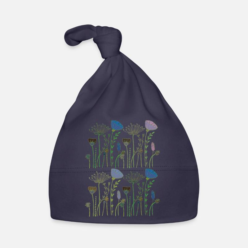 Fleurs séchées prairie fleurie Bonnet bio Bébé
