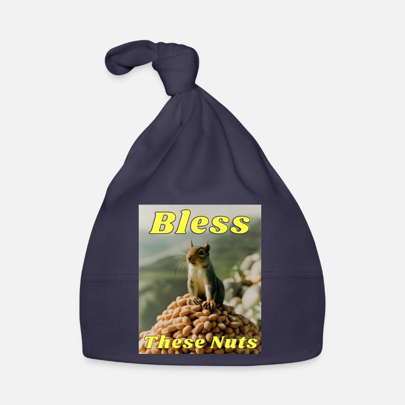Bless These Nuts Organic Baby Cap