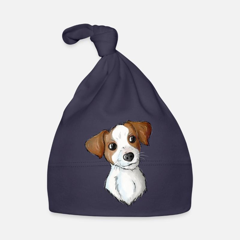 Jack Russell Pattern 2 2 Organic Baby Cap
