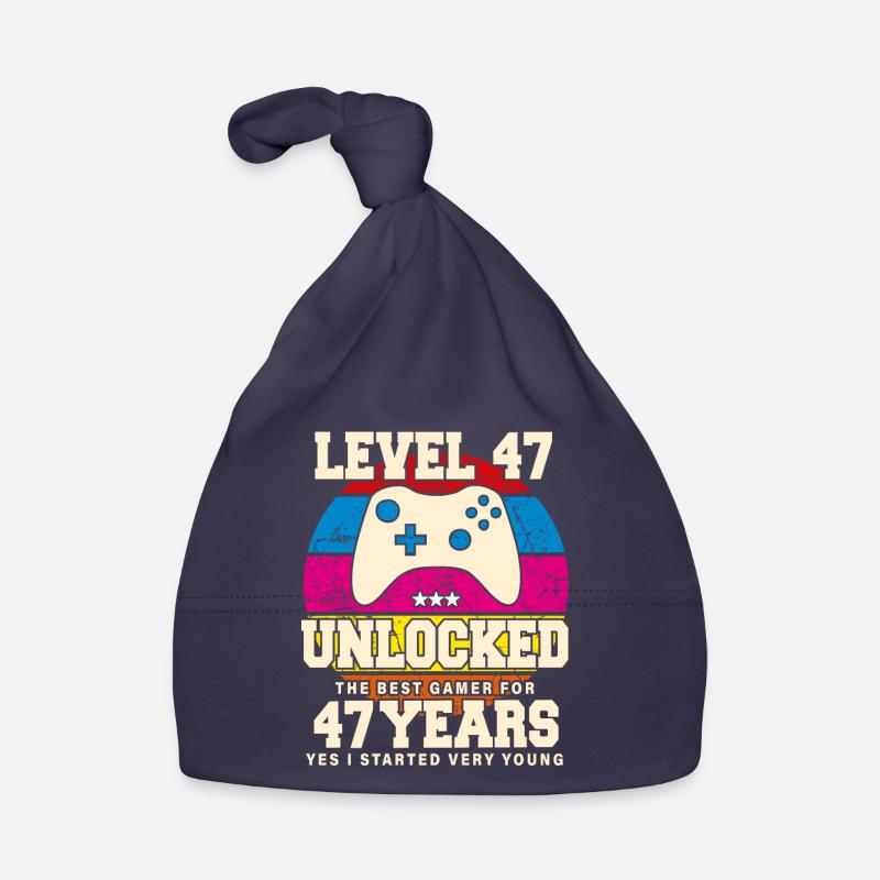 Original 1977 47 Year Old Level 47 Unlock Organic Baby Cap