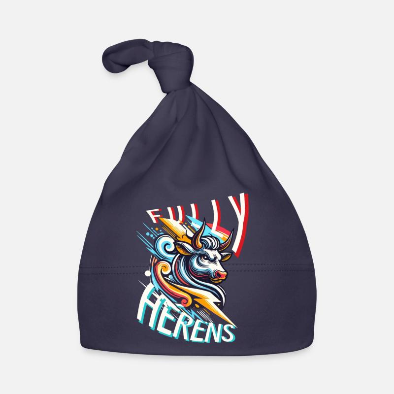 Hérens Kuh, Eringer,Fully Baby Bio-Mütze