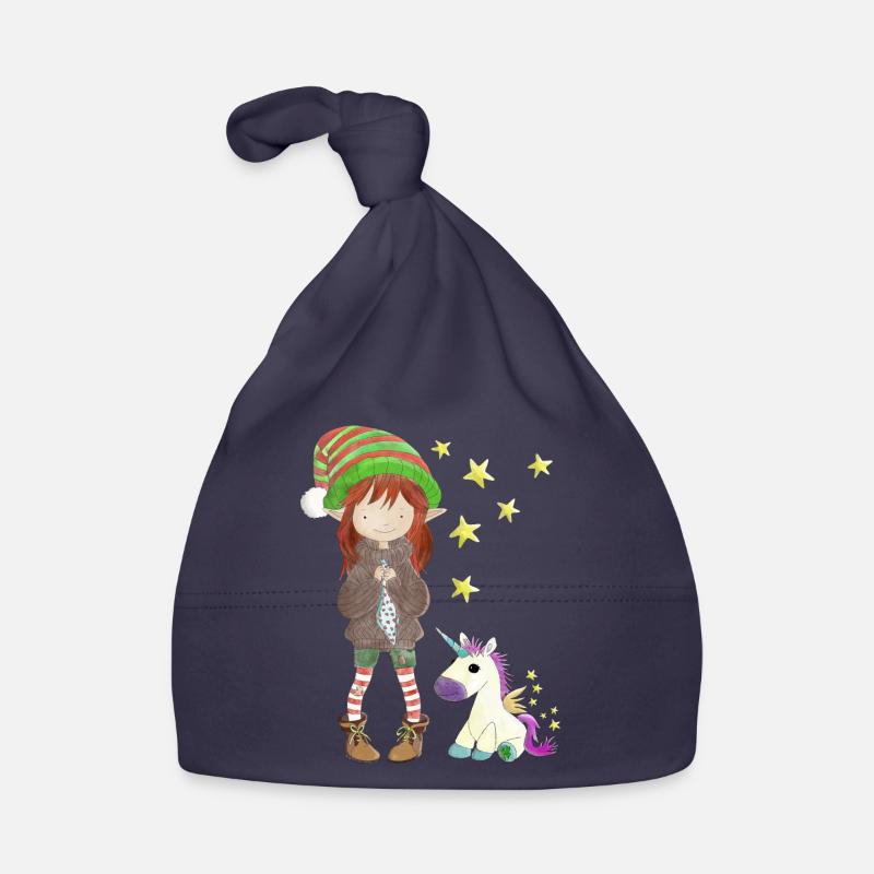 Kleine Waldelfe Baby Bio-Mütze