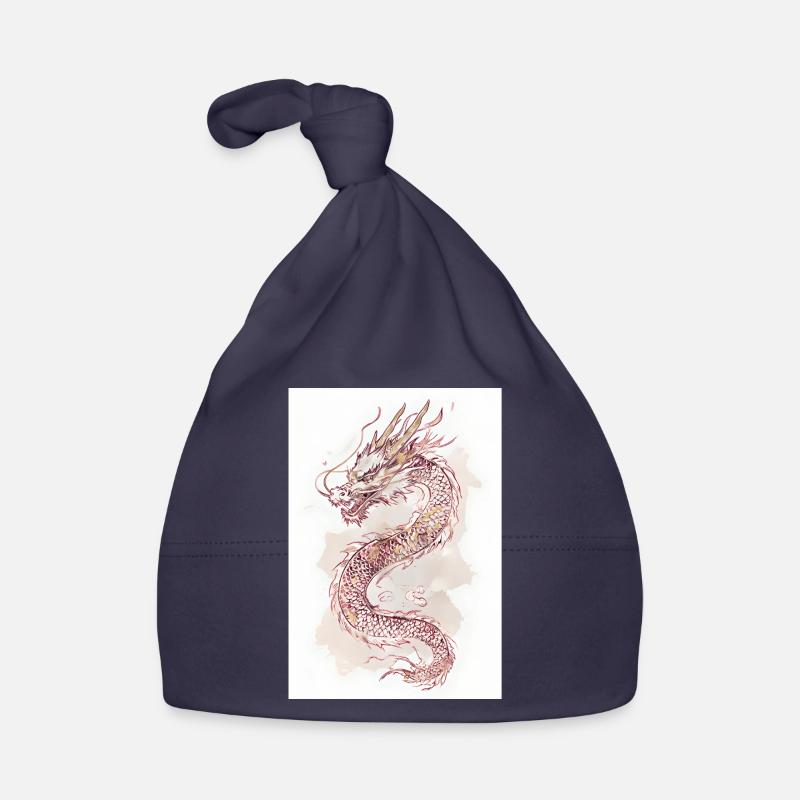 Dragon Mythology China Gift Organic Baby Cap
