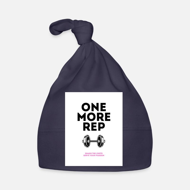 Gym Motivation Noch ein Wiederholungsdesign Baby Bio-Mütze