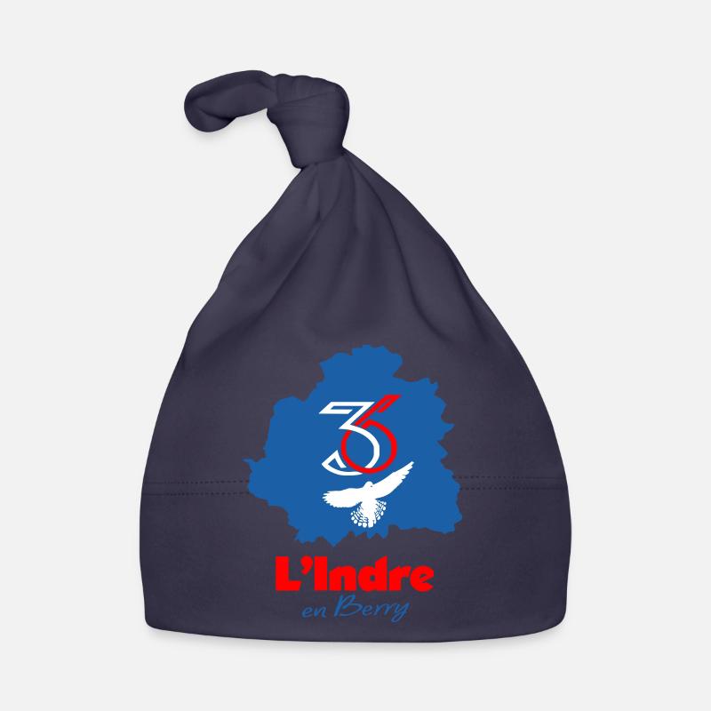 Indre 36 - Bonnet bio Bébé - marine