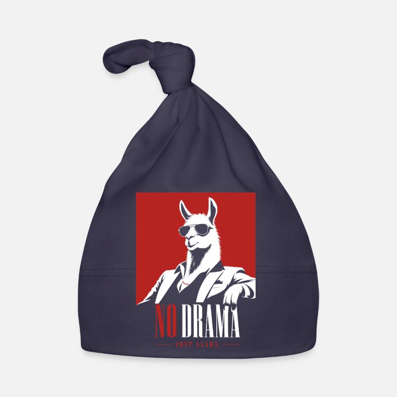 Pas de drame, juste Lama rétro Lama Bonnet bio Bébé