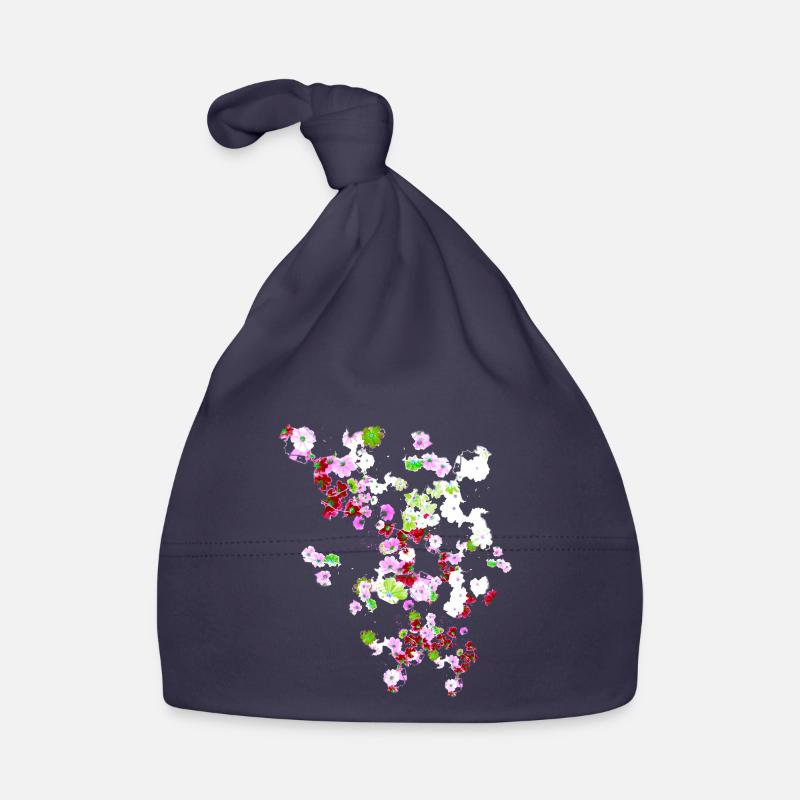 Pré, fleurs, fleurs, fleurs colorées Bonnet bio Bébé