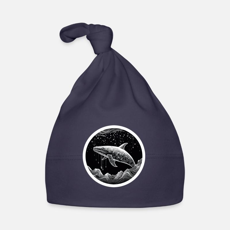 Whale Organic Baby Cap