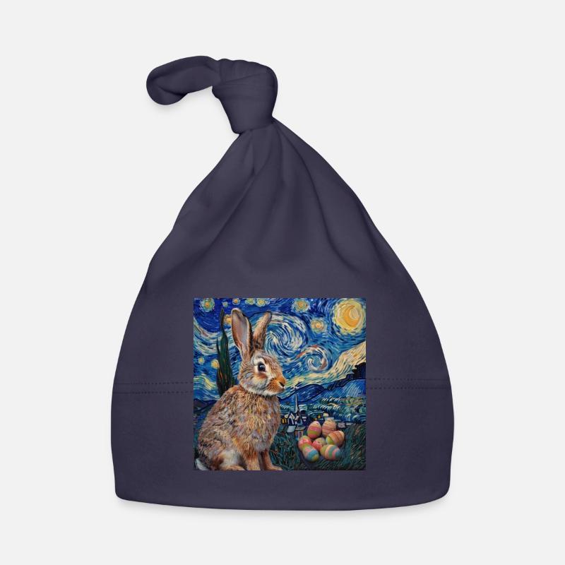 easter bunny, easter, bunny, happy easter, easter eggs Organic Baby Cap