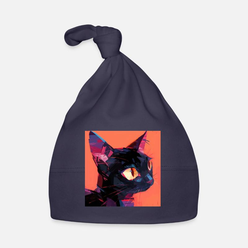 Chat, Motif De Chat Bonnet bio Bébé