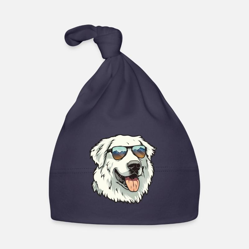 Pyrenean Mountain Dog, Great Pyrenees, Dog Organic Baby Cap
