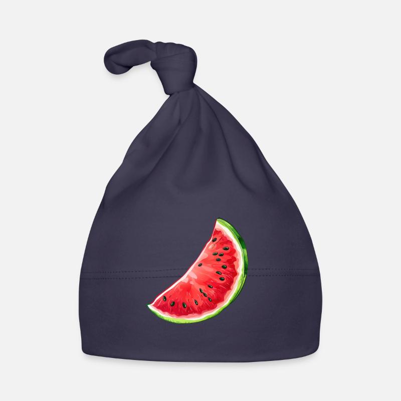 Pastèque, Melon, Fruit, Été, Sucré Bonnet bio Bébé