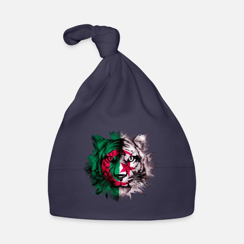 Algérie - Bonnet bio Bébé - marine