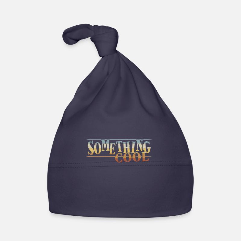 Something Cool Irgendwas Cooles Retro Spruch Baby Bio-Mütze