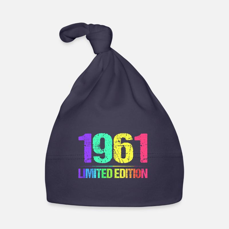 1961 Édition Limitée Vintage 61 rétro vintage Bonnet bio Bébé