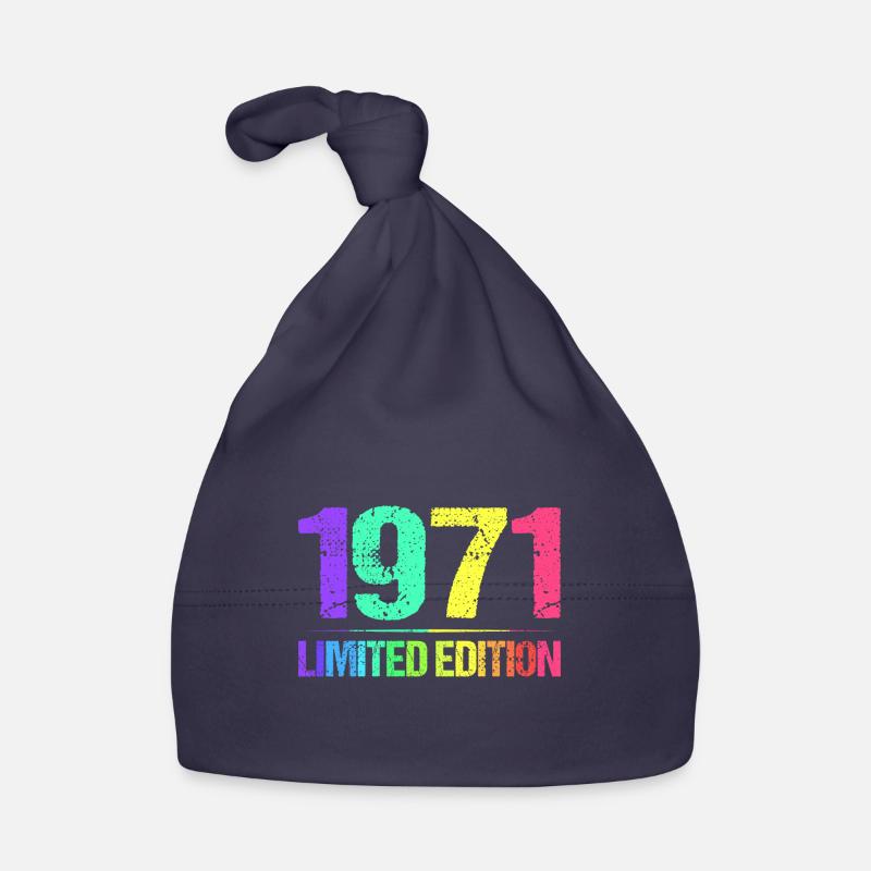 1971 Édition Limitée Vintage 71 rétro vintage Bonnet bio Bébé