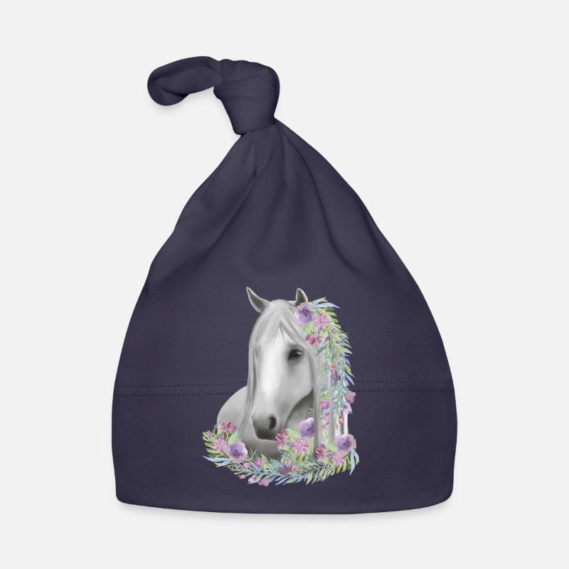Reiten Pferde Mädchen Baby Bio-Mütze