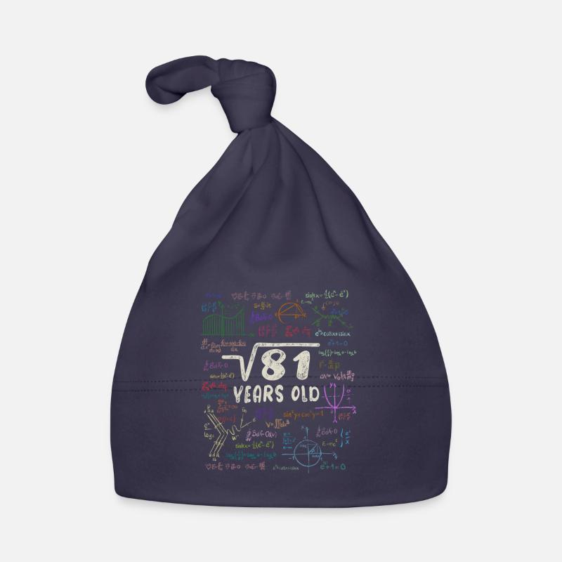 Racine de 81 = 9e anniversaire - cadeau Bonnet bio Bébé