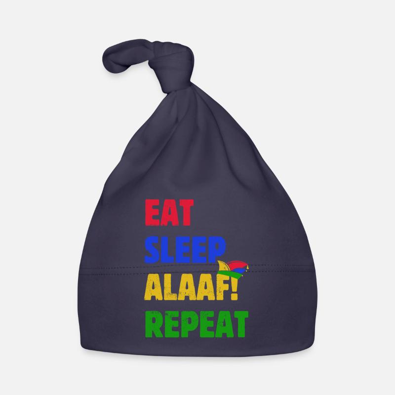 Eat Sleep Alaaf Repeat - Karneval - Spruch Baby Bio-Mütze