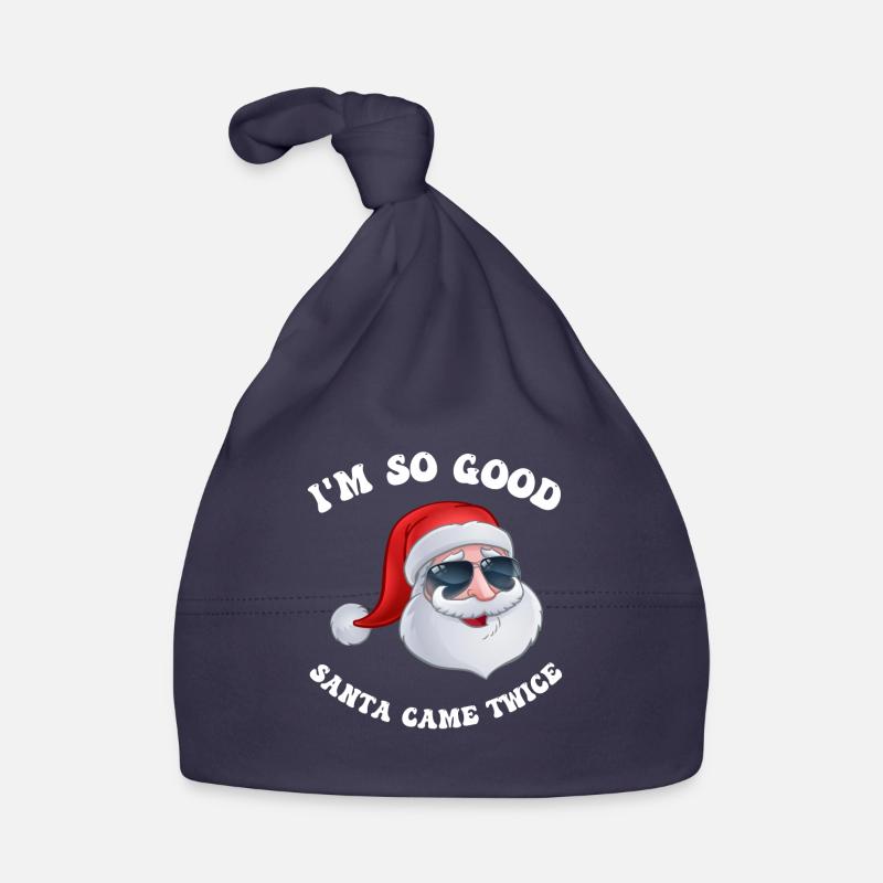 Ich bin so gut Santa Came Twice Hemd, freches Paar Baby Bio-Mütze