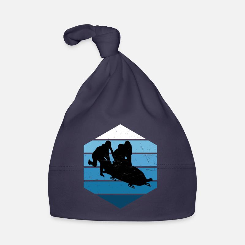 Bobsleigh Femmes Bobsleigh Piste Bobsleigh Ride Bonnet bio Bébé