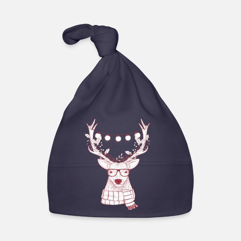 Refroidir Reindeer Conception Bonnet bio Bébé