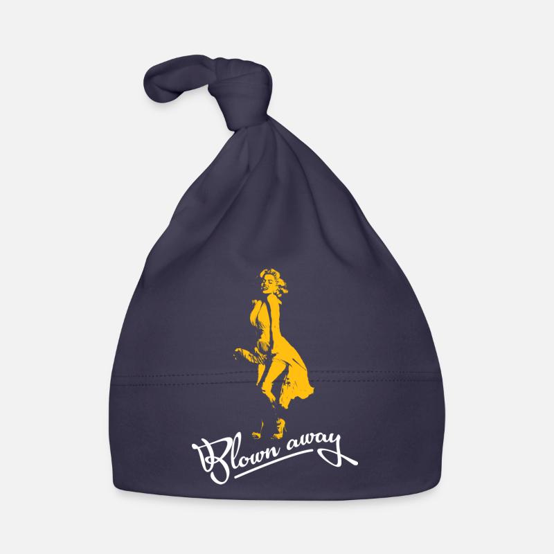 Marilyn Monroe - Umgehauen - Geschenk Baby Bio-Mütze