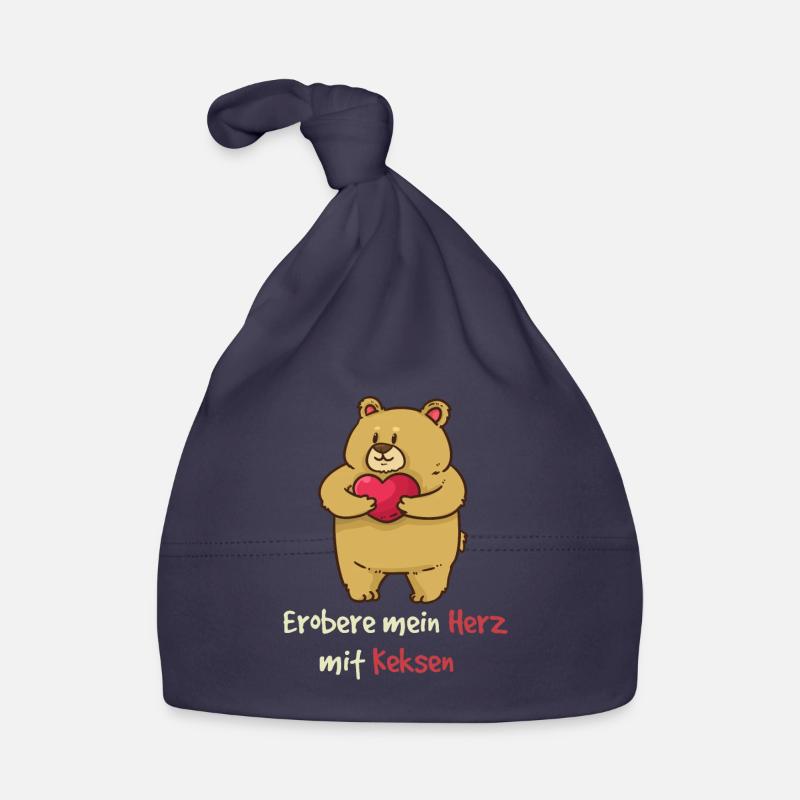 Teddy conquiert mon cœur avec des biscuits Saint-Valentin Bonnet bio Bébé