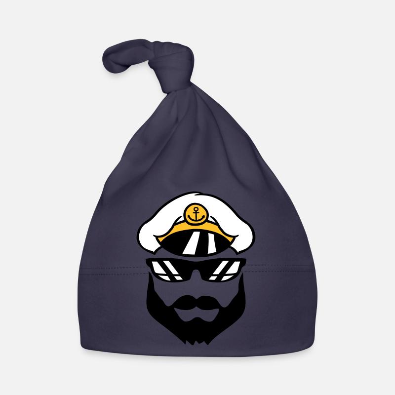 captains sailor sailor ship crew team s Organic Baby Cap