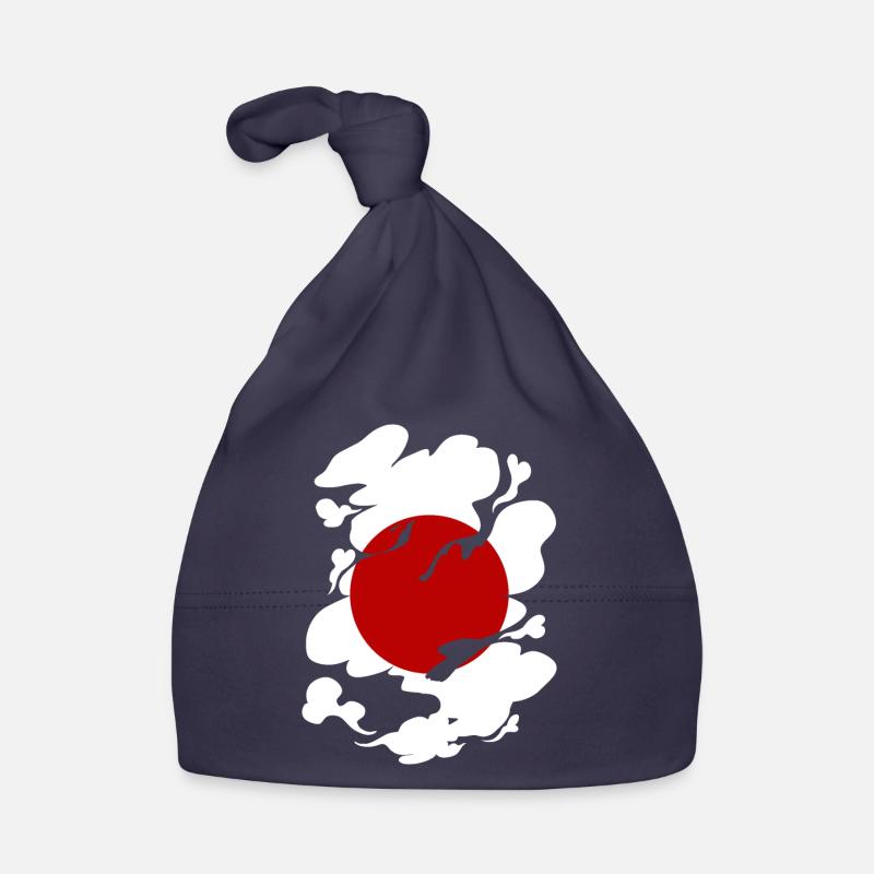 Drapeau du Japon utilisé Look Nihon Drapeau japonais Bonnet bio Bébé