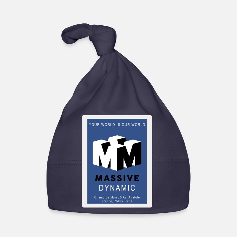 Massive dynamyc - Organic Baby Cap - navy