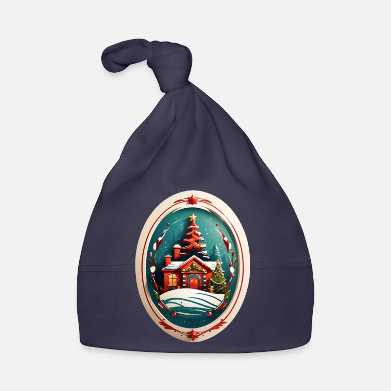 Cabane de Noël Bonnet bio Bébé