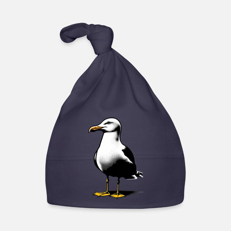 La mouette rit | Mouette rieuse Bonnet bio Bébé