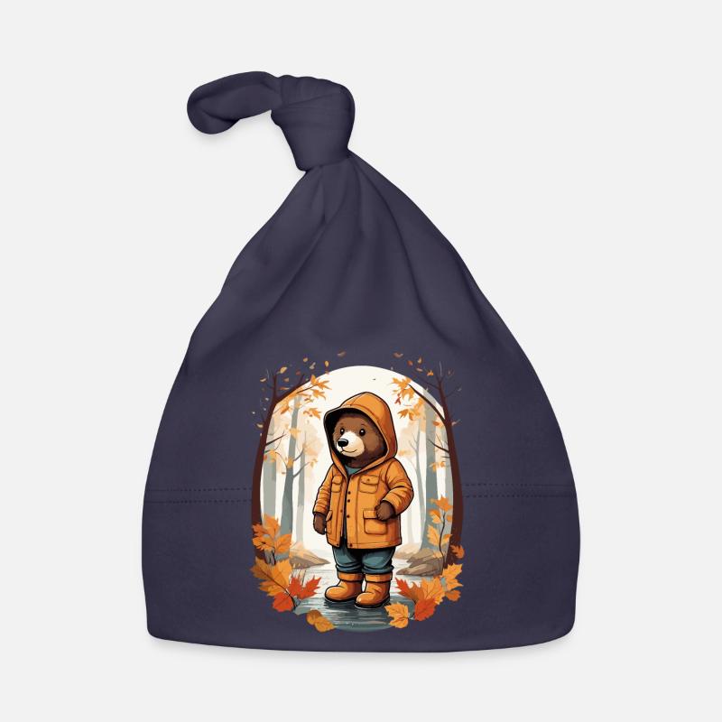 Ours mignon Bonnet bio Bébé