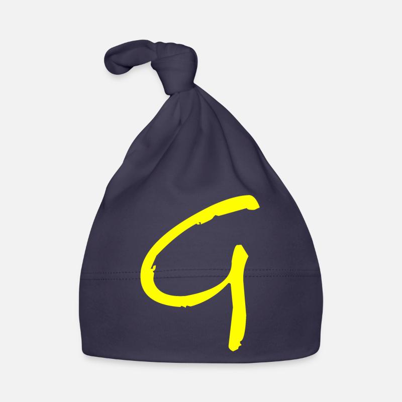 Buchstabe G Baby Bio-Mütze