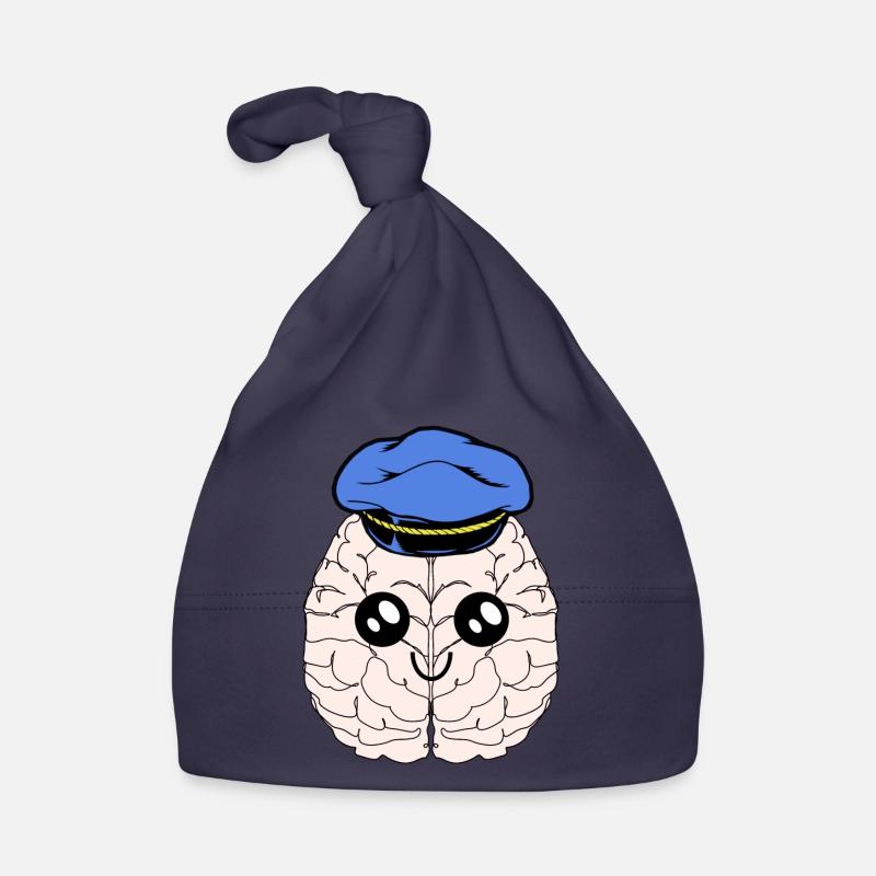 Brain Profession Job Work Area Brain Intelligence Organic Baby Cap