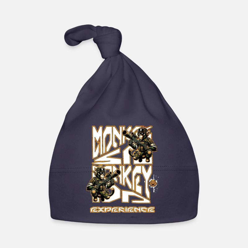 Monkey se monkey do pour acquérir de l’expérience de paintball Bonnet bio Bébé