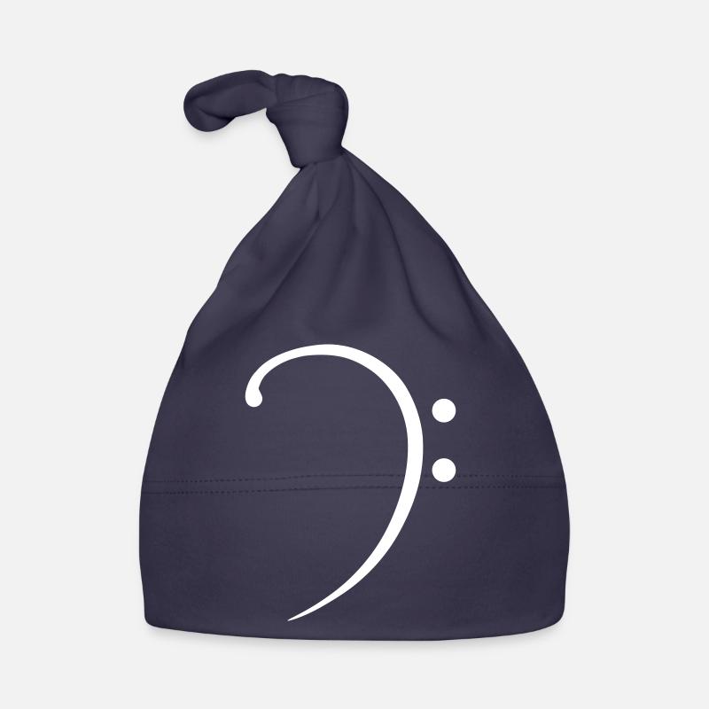 Bass Music clef note melody musical note Organic Baby Cap