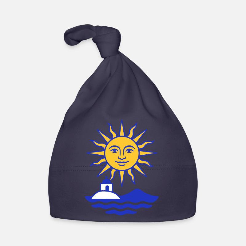 Grèce Soleil : Soleil, Eau, Chapelle Bonnet bio Bébé