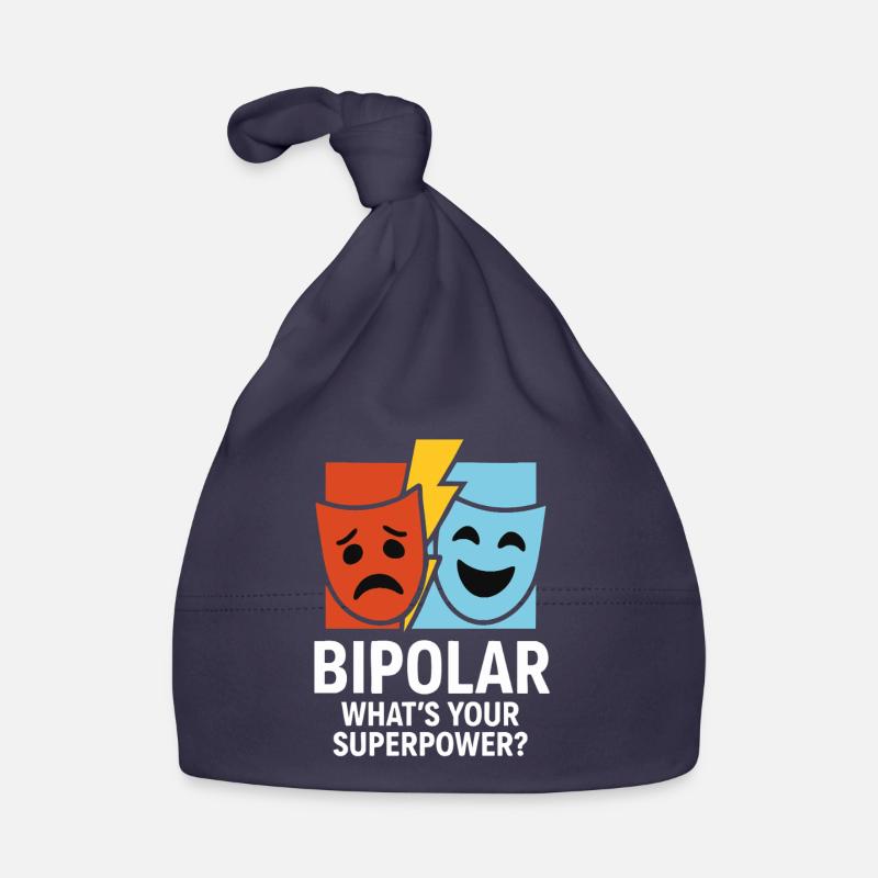 Bipolar What’s Your Superpower – Statement Design Baby Bio-Mütze